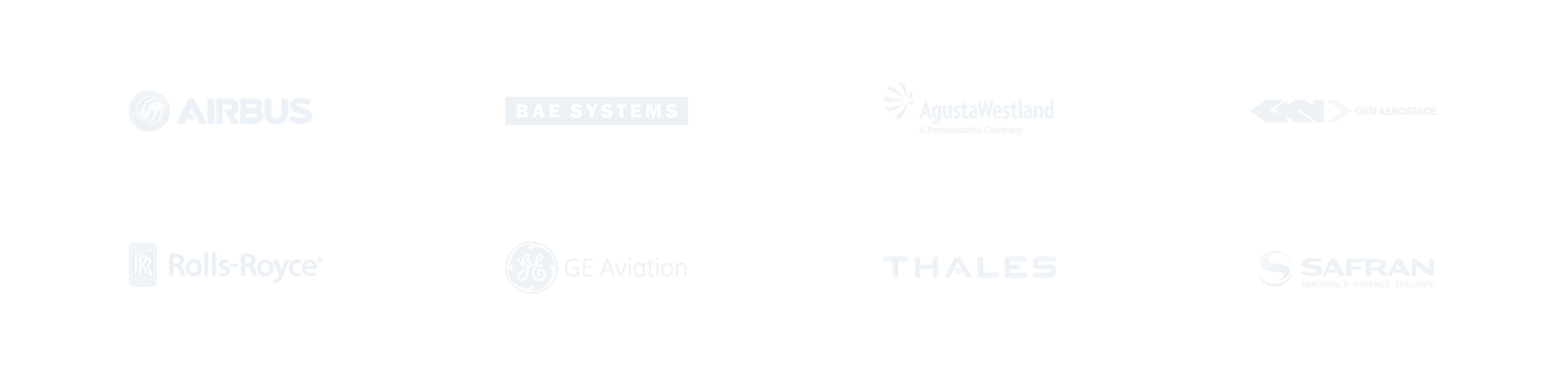 Airbus, BAE Systems, AgustaWestland, GKN Aerospace, Rolls-Royce, GE Aviation, Thales and Safran