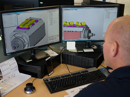 Digital machining preparation at Byfleet