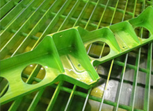 Non-destructive testing of an aerospace component